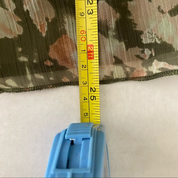 Mudd Floral Ruffle Chiffon Tank - Picture 9 of 11